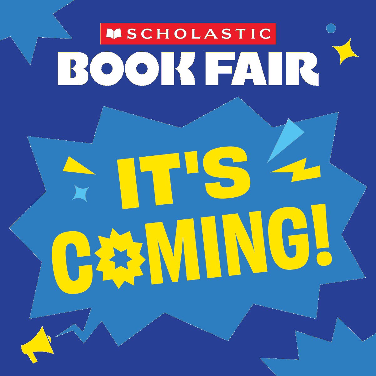 Book Fair is coming with lightning bolts